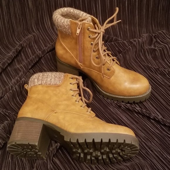 MIA Brown Ankle Boot size 9 - Picture 2 of 3